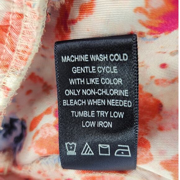 NINE EIGHT WOMEN'S PULL-ON PALOOZA FLORAL PANT – SIZE SMALL, 100% POLYESTER - Picture 7 of 10